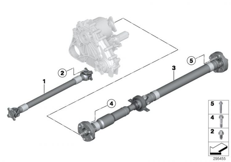  BMW 1 (F20, F21, F22, F23) kardanska gred