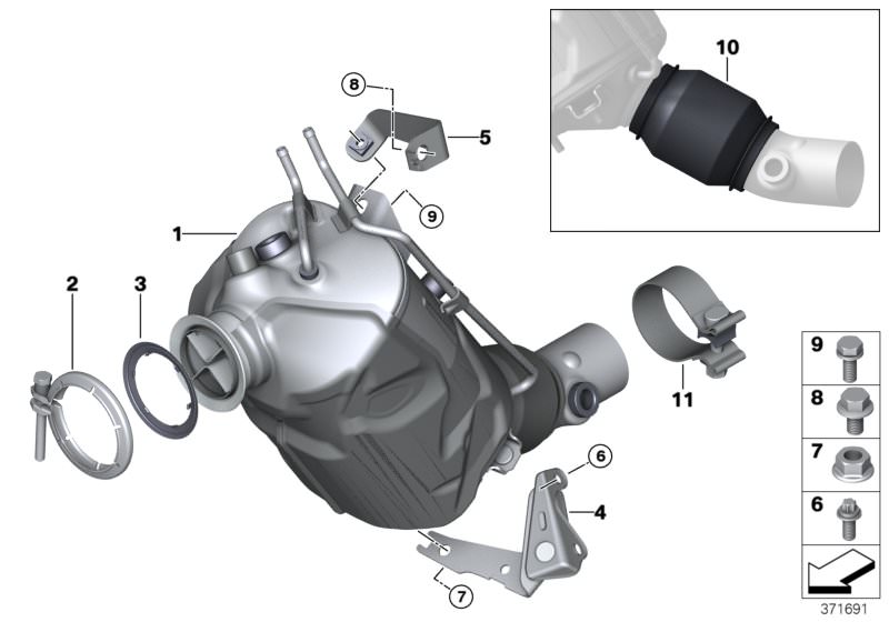 DPF BMW 1, 2, 3, 4, X3